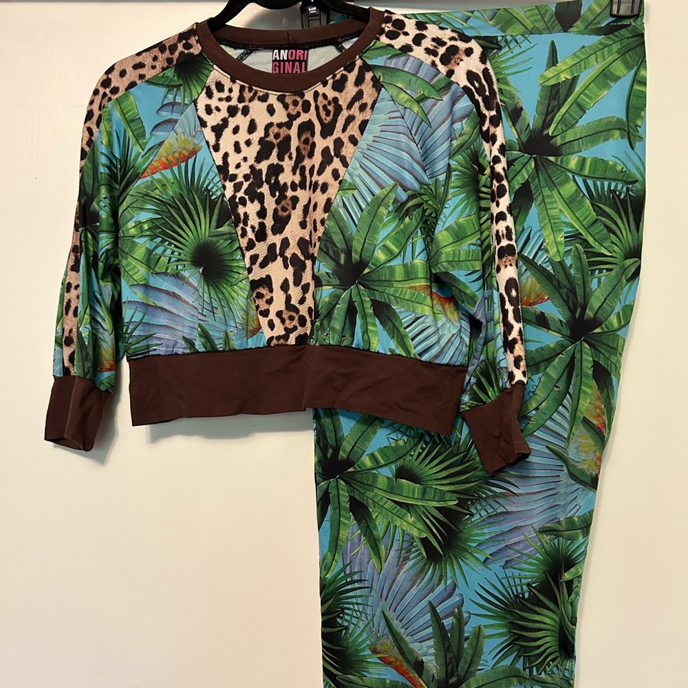 An Original Leroy two piece skirt set